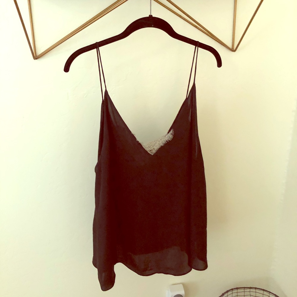 Nordstrom Black Flowy Top